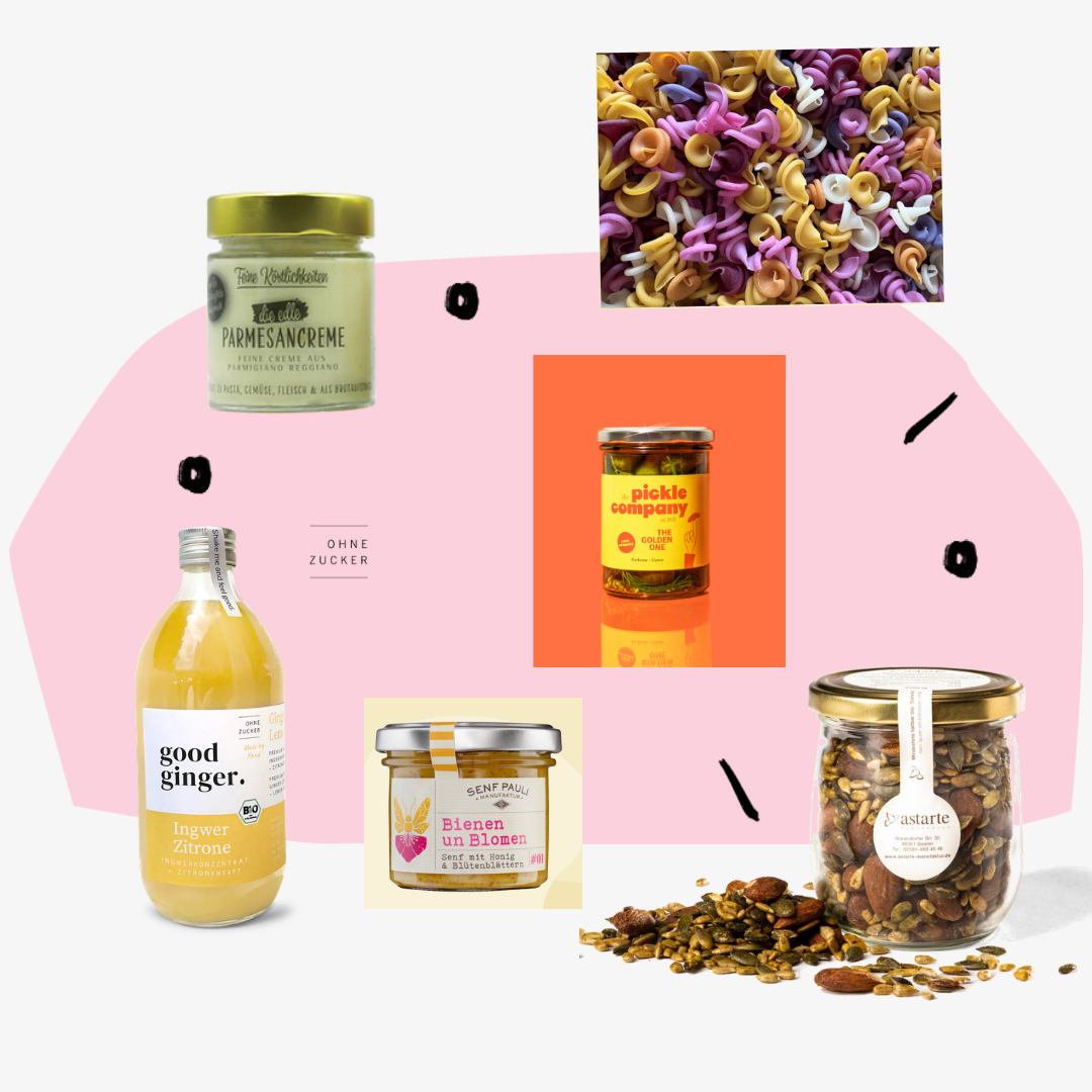 Geschenkbox Frauen supporten Frauen - Leckereien aus von Frauen geführten Manufakturen