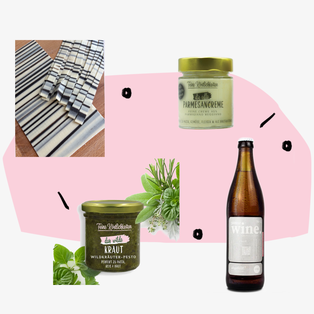 Frauen supporten Frauen Nudeln Pasta Geschenkbox Geschenke Geschenkset Online Shop Feinkost Geschenkeladen Feinkostgeschäft Concept Store Köln 