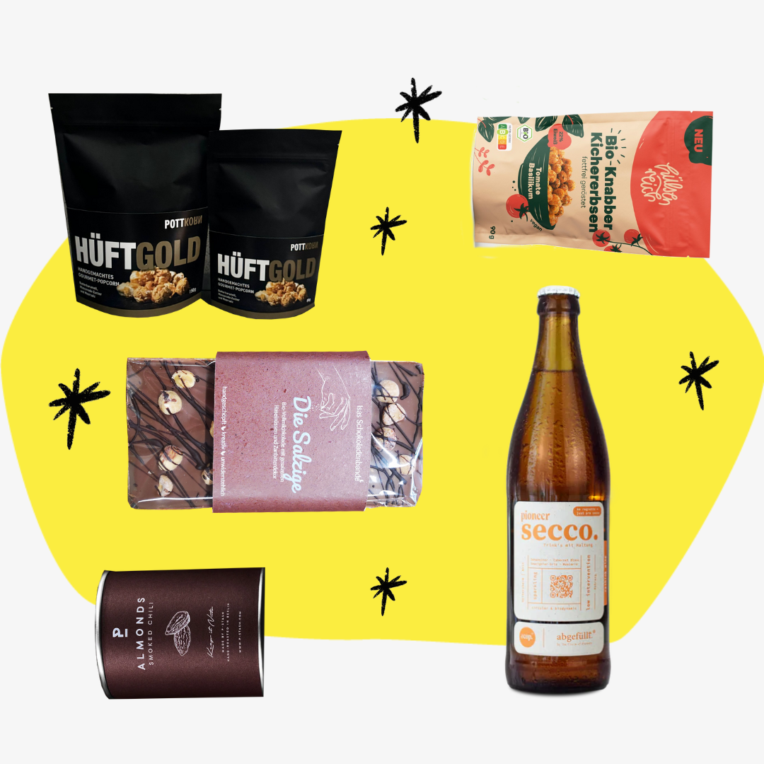 Geschenkbox Netflix & Chill - Secco, Genuss & mehr für die Couch