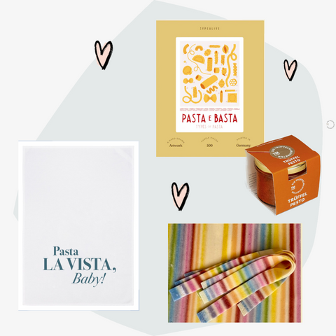 Pasta Nudeln Geschenkset Geschenkbox Geschenke Feinkost Delikatessen Manufakturen Spezialitäten Online Shop Geschenkeladen Feinkostgeschäft Concept Store Köln