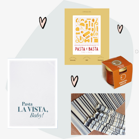 Pasta Nudeln Geschenkset Geschenkbox Geschenke Feinkost Delikatessen Manufakturen Spezialitäten Online Shop Geschenkeladen Feinkostgeschäft Concept Store Köln