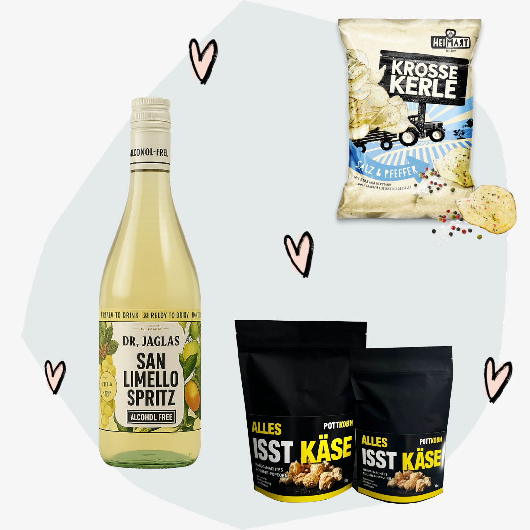 Geschenkbox Snacks & Drinks