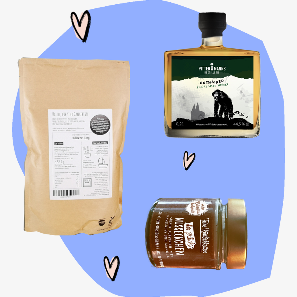 Geschenkbox zum Vatertag Geschenke Geschenkset Papa Feinkost Delikatessen Spezialitäten Gourmet Feinkostladen Feinkostgeschäft Köln Online Shop Foodies Kölsche Jung