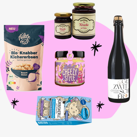 Geschenkbox vegan Feinkost Delikatessen Spezialitäten Feinkostladen Köln Geschenke Online Shop Geschenkset alkoholfrei Concept Store Feinkostgeschäft
