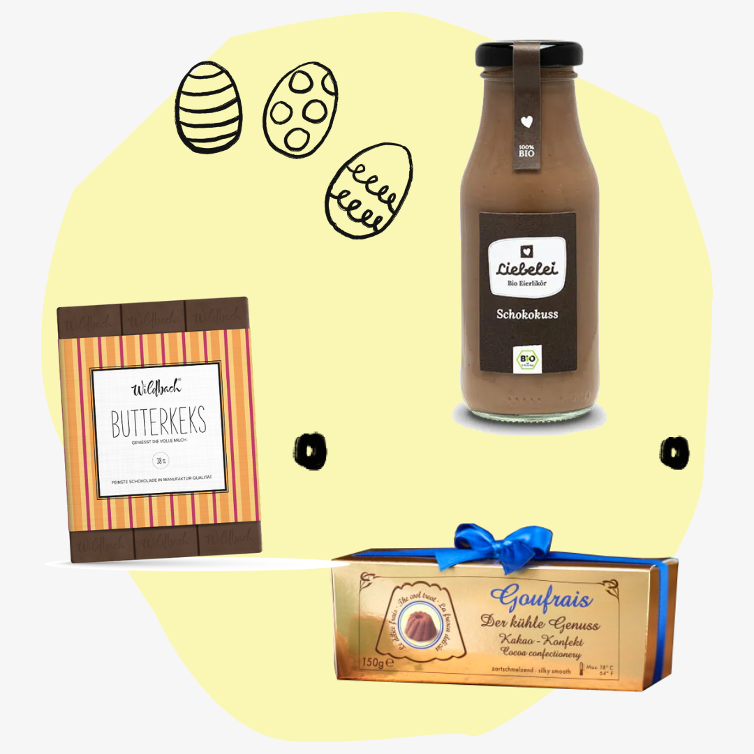 Geschenkbox Eierlikör - Schokolade pur