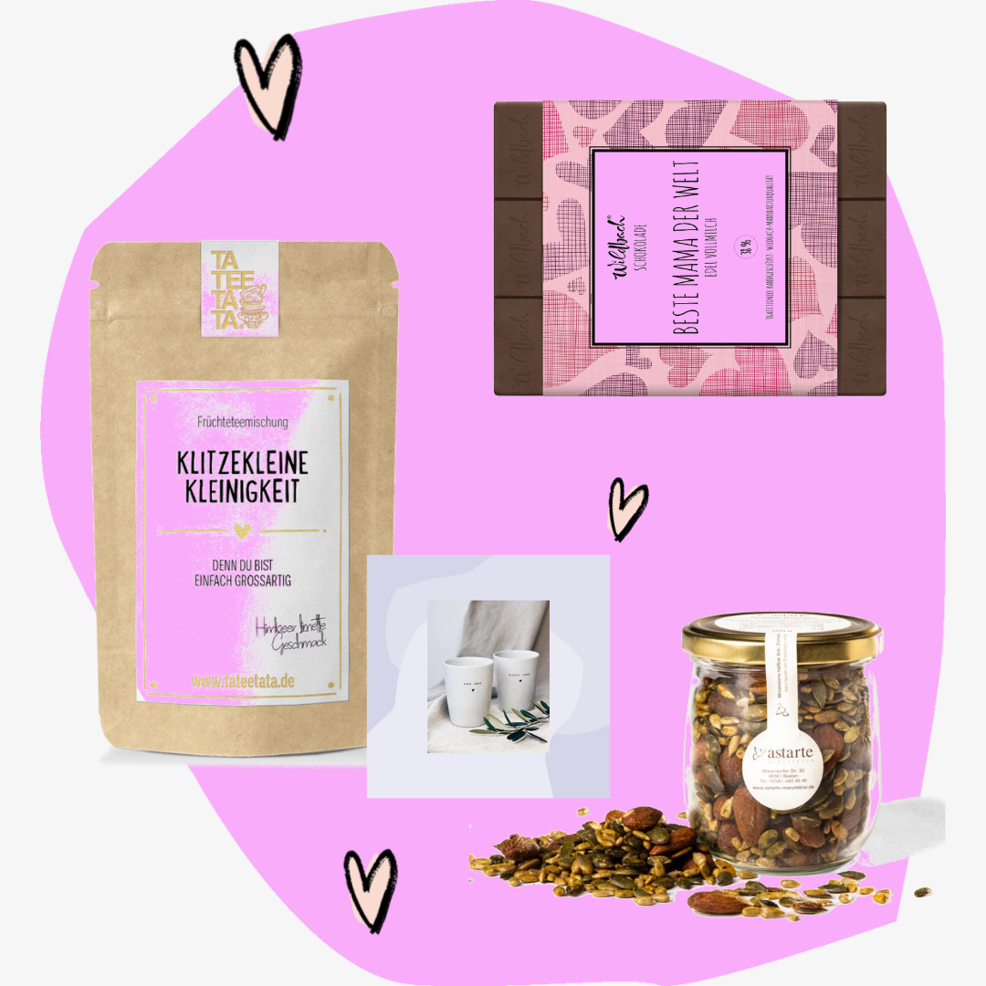 Geschenkbox zum Muttertag Geschenke Feinkost Online Shop Feinkostladen Köln Delikatessen Spezialitäten Gourmet