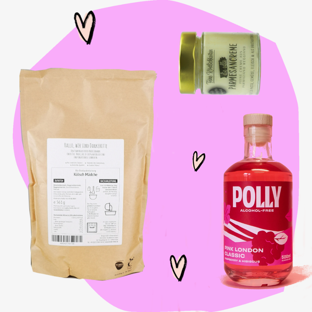 Geschenkbox zum Muttertag Geschenke Feinkost Delikatessen Spezialitäten Online Shop Feinkostladen Köln Gourmet alkoholfrei Genuss