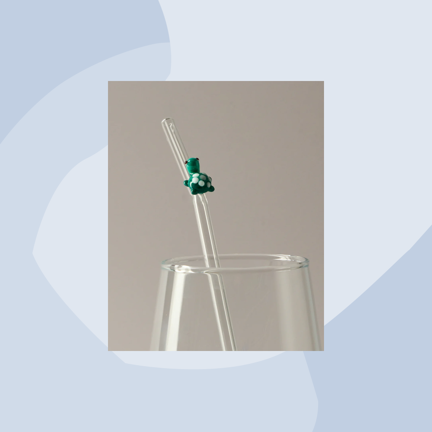 Glas Murano Glamuran Strohhalm Trinkhalm Schildkröte Muttertag Feinkost Online Shop Feinkostladen Geschenke  Geschenkeladen Köln Foodies Gourmets