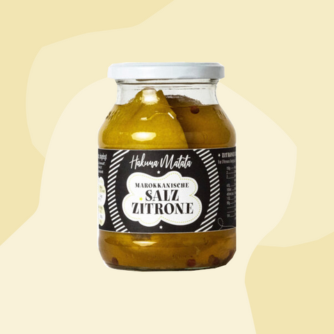 Hakuna Matata Salzzitrone Feinkost Delikatessen Spezialitäten handgemacht vegan Geschenke Online Shop Feinkostladen Köln