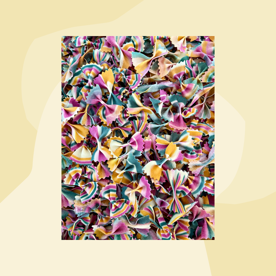 INO Genussatelier Pasta Nudeln vegan Schmetterlinge