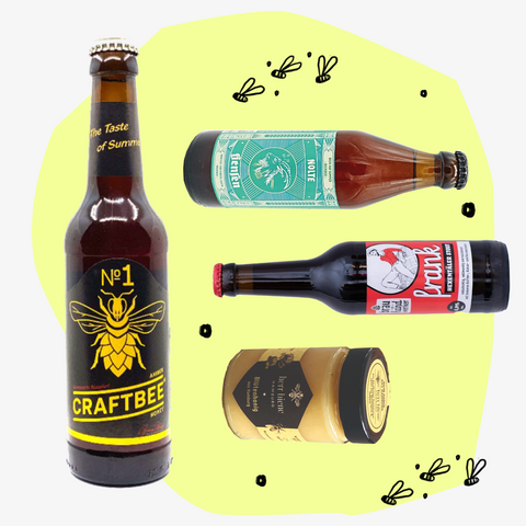 Geschenkbox Honig trifft Bier Feinkost Geschenke Online Shop Spezialitäten Köln Delikatessen Manufakturen Genuss Gourmet Versand