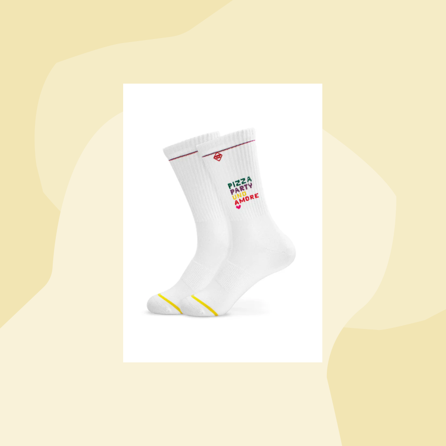 J.Clay Socken Tennissocken Pizza Party Amore Geschenke Geschenkeladen Köln Online Shop Foodies Gourmets