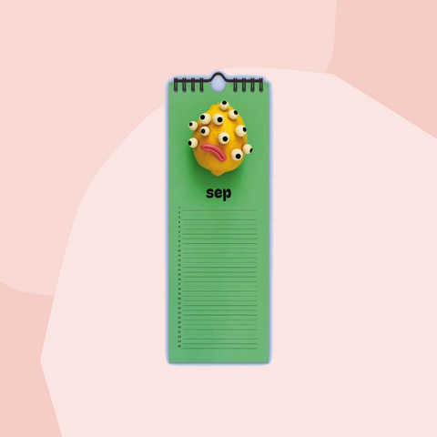 Selekkt Wandkalender 2026 Funny Faces Foodies Gourmet Geschenk Feinkost Feinkostladen Geschenkeladen Köln Online Shop September