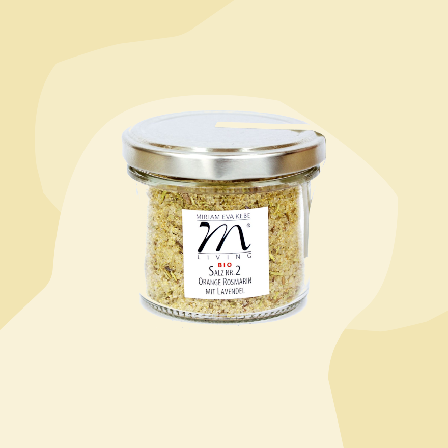 Gewürzsalz mit Orange, Rosmarin und Lavendel Kebe Living