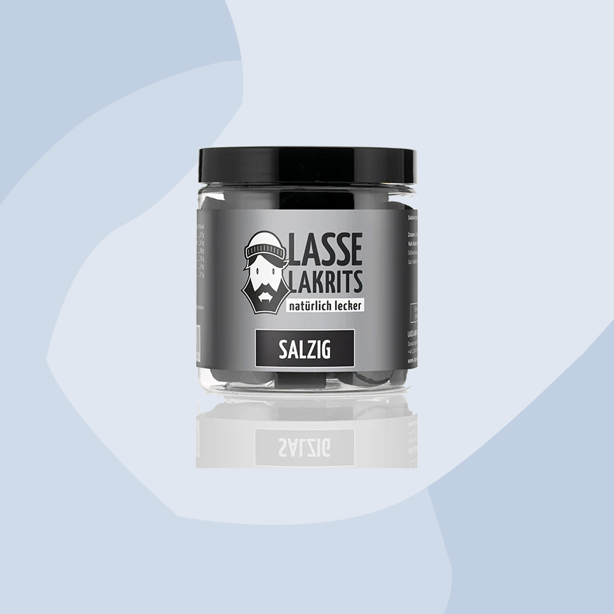 Lakritz Salzig Salmiaksalz vegan Lasse Lakrits Feinkost Delikatessen Manufakturen Geschenke Köln Online