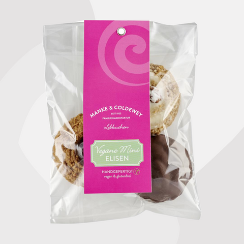 Manke Coldewey Lebkuchen Mini Original Elisen sortiert 3 Stück Feinkost Delikatessen Manufakturen Geschenke Online Shop Köln Spezialitäten Gourmet