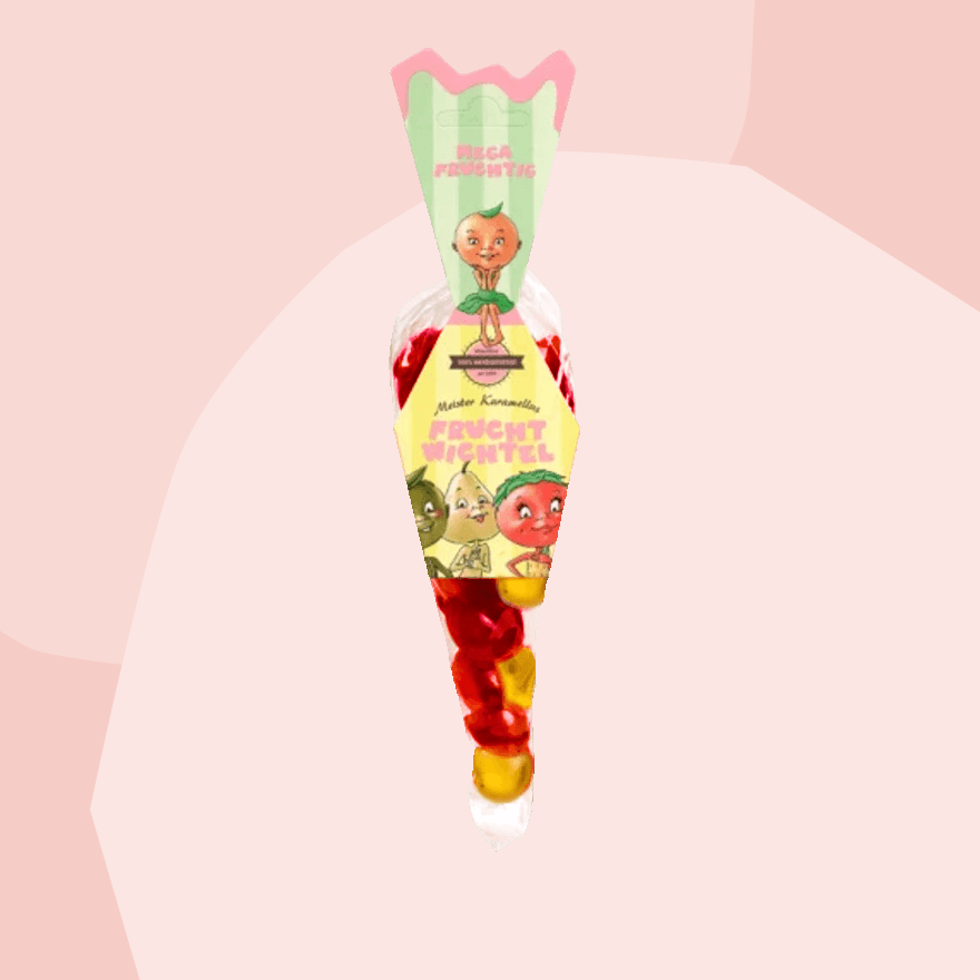 Meister Karamellus Fruchtgummi Fruchtwichtel Kiba Feinkost Online Shop Köln Spezialitäten Delikatessen Geschenke Gourmet Feinkostladen