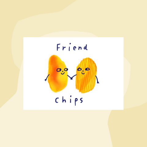 Michelle Tophinke finallyfoundagoodusername Postkarte Friendchips Concept Store Feinkostladen Feinkost Geschenke Geschenkeladen Köln Online Shop Foodies Gourmets