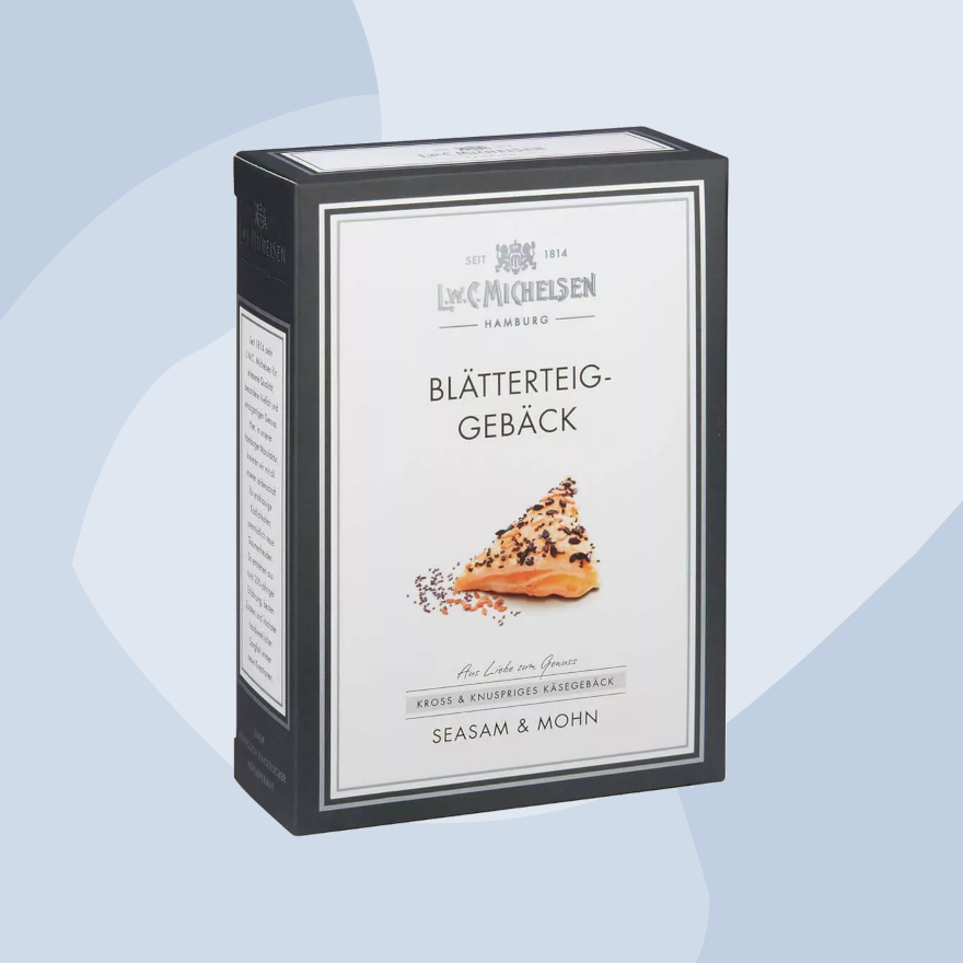 Blätterteiggebäck Sesam Mohn Feinkost Köln Geschenke Delikatessen Online Shop Spezialitäten Köln Gourmet Versand Genuss Manufakturen