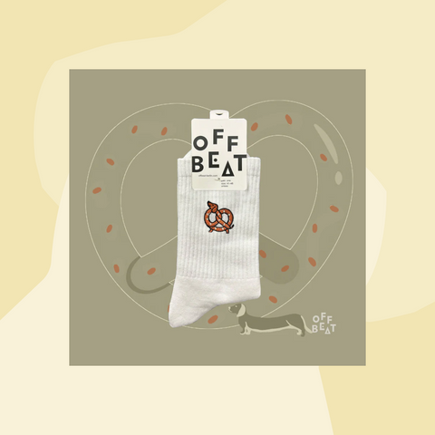 Offbeat Socken Sportsocken Dackel Bretzel Feinkost Feinkostladen Köln Geschenke Geschenkeladen Zitrone Foodies Concept Store Gourmets besonders