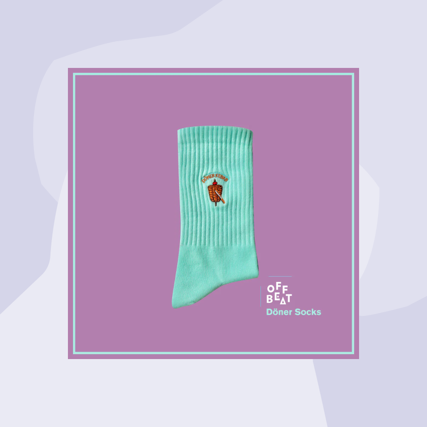 Offbeat Socken Sportsocken Döner Feinkost Feinkostladen Köln Geschenke Geschenkeladen Zitrone Foodies Concept Store Gourmets besonders