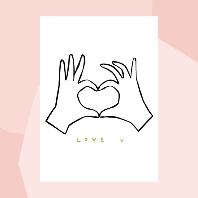 Bitte legt eine personalisierte Grußkarte bei.