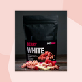 Berry White: Popcorn mit weißer Schokolade, Himbeeren & Zuckerstreuseln
