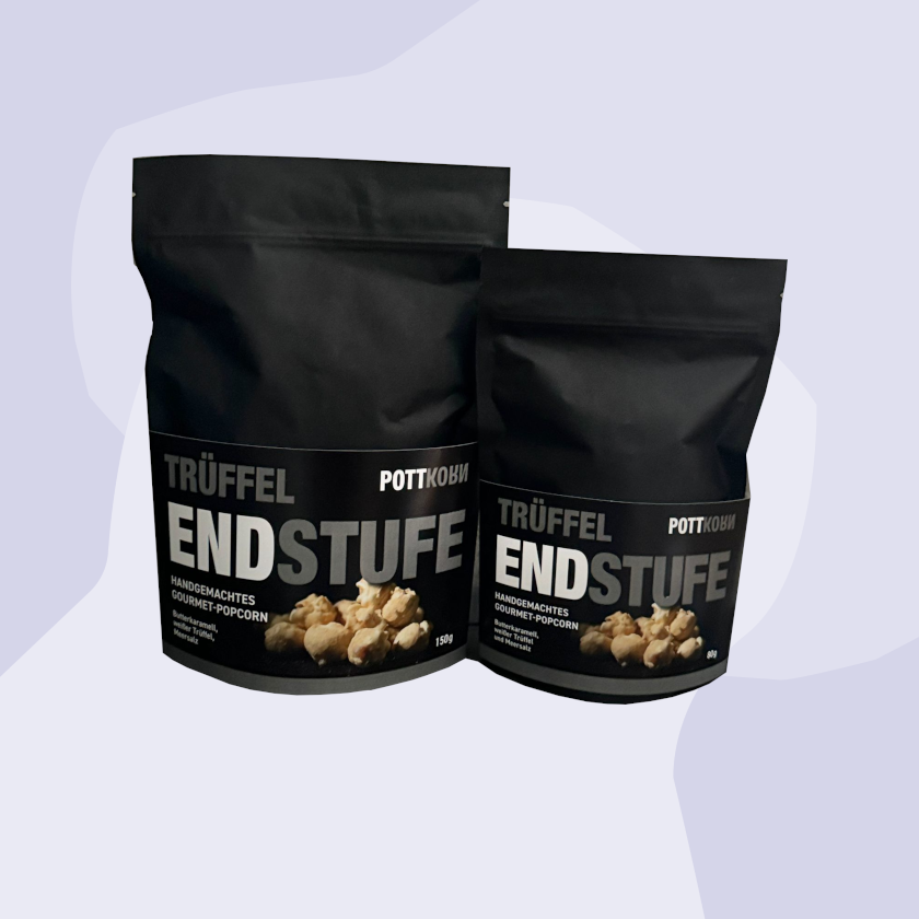 Pottkorn Popcorn mit Trüffel Endstufe Feinkost Delikatessen Manufakturen Geschenke Köln Online Shop Spezialitäten Gourmet
