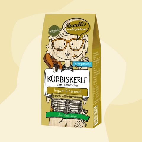 Ravellis Kürbiskerle Süße Inge Ingwer Karamell Feinkost Online Shop Geschenke Köln Delikatessen Spezialitäten Manufakturen Gourmet