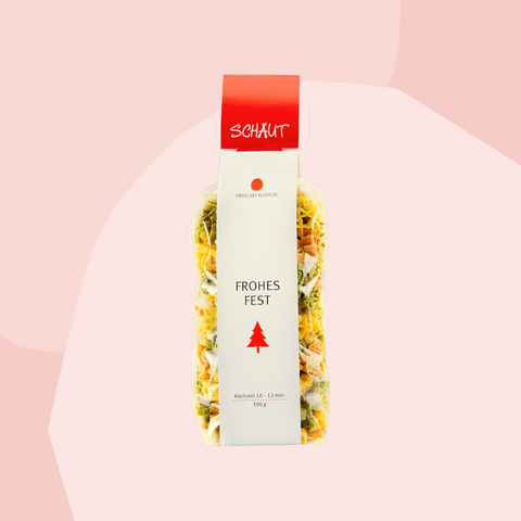 Schaut Nudeln Weihnachten Weihnachtnudeln Feinkost Online Shop Delikatessen Manufakturen Geschenke Feinkostladen Köln Essen Lebensmittel nachhaltig Gourmet