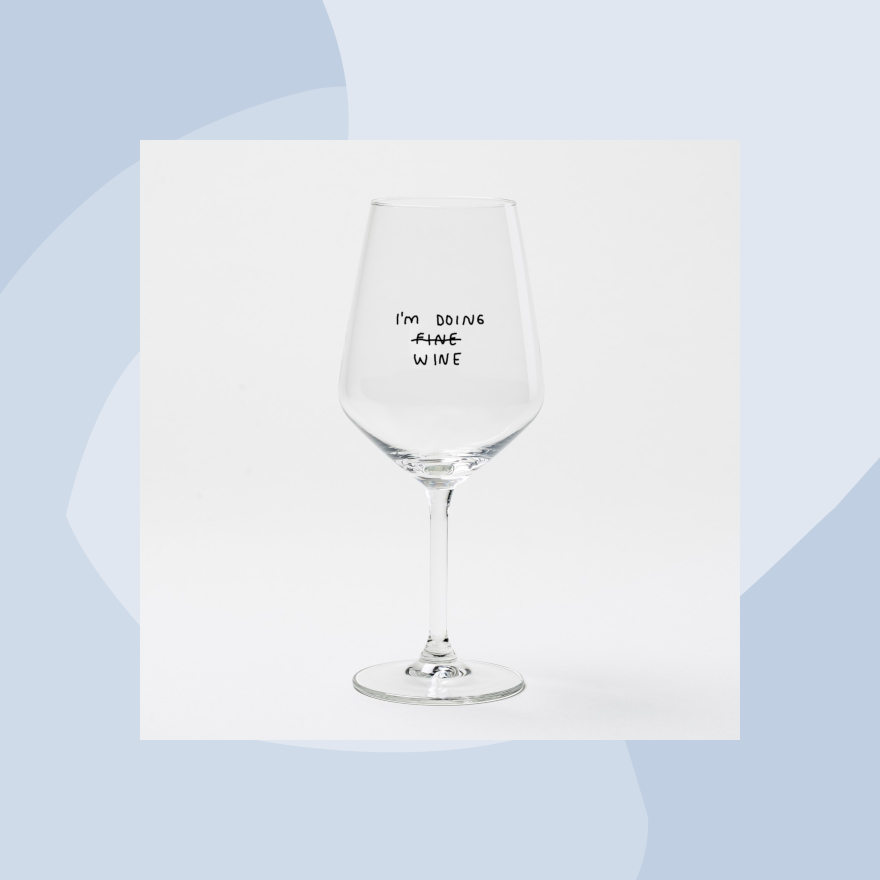 Weinglas von Johanna Schwarzer und edition selekkt: I'm doing wine
