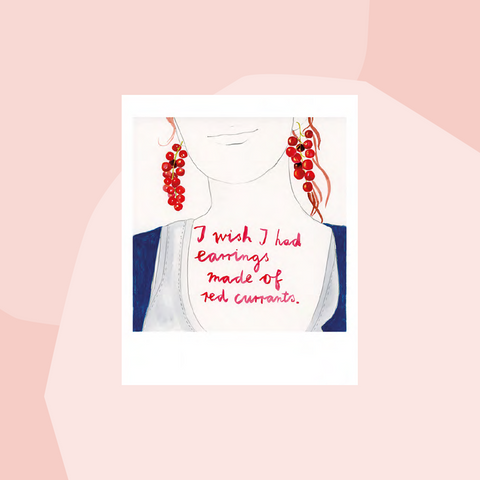 Silke Schmidt Postkarte Johannisbeeren Currants Concept Store Feinkostladen Feinkost Geschenke Geschenkeladen Köln Online Shop Foodies Gourmets