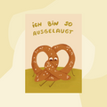 Slinga Postkarte Ich bin so ausgelaugt