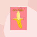 Slinga Postkarte Banane Amazing Geschenke Köln Online Shop Geschenkeladen Feinkostladen Feinkost Gourmets Foodies