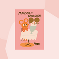 Postkarte: Mäuschen Päuschen Slinga