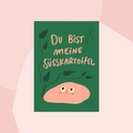 Postkarte: Du bist meine Süßkartoffel