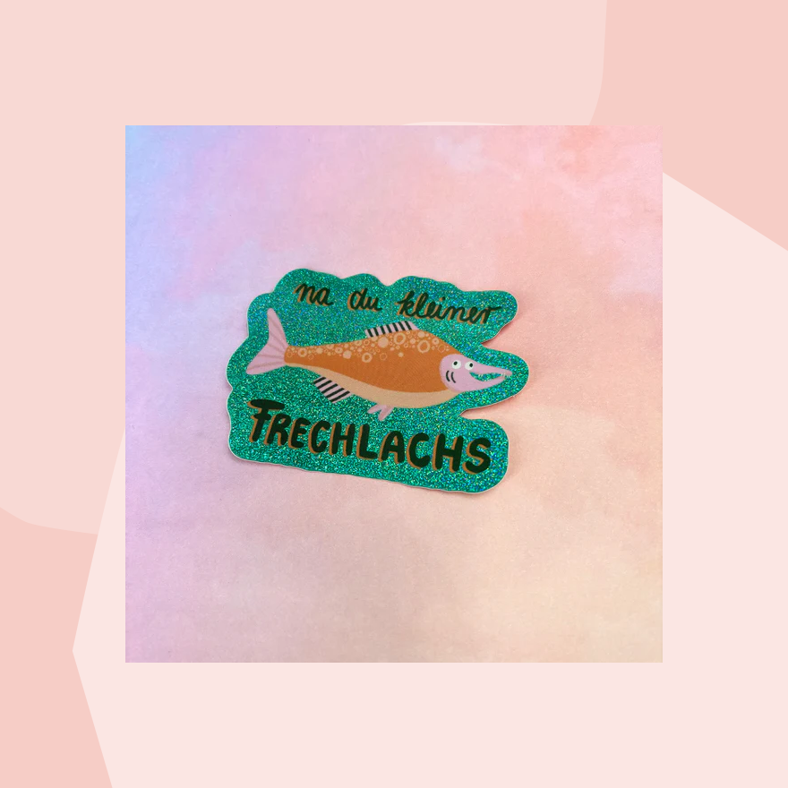 Slinga Sticker Frechlachs