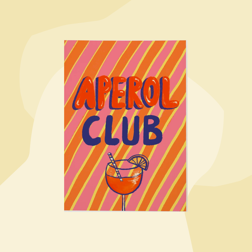 Studio Dolci Postkarte Aperol Club Concept Store Feinkostladen Feinkost Geschenke Geschenkeladen Köln Online Shop Foodies Gourmets