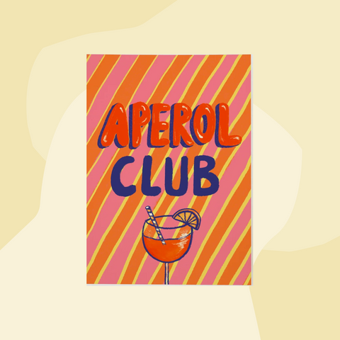 Studio Dolci Postkarte Aperol Club Concept Store Feinkostladen Feinkost Geschenke Geschenkeladen Köln Online Shop Foodies Gourmets