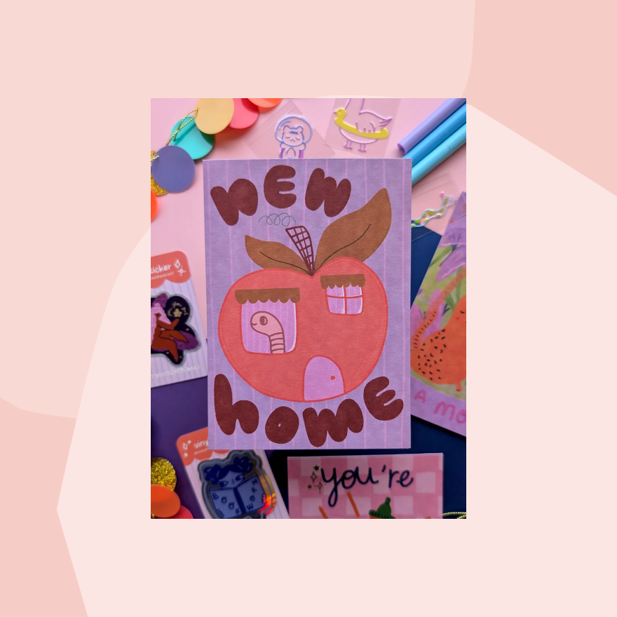 Postkarte: New Home Studio Kumimi