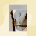 Studio Cravo Stoffserviette Leinen Zitrone
