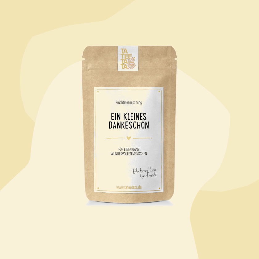 TaTeeTata Tee Früchtetee Blaubeer Cassis Ein kleines Dankeschön Feinkost Online Shop Feinkostladen Köln Geschenke Delikatessen Spezialitäten Gourmet