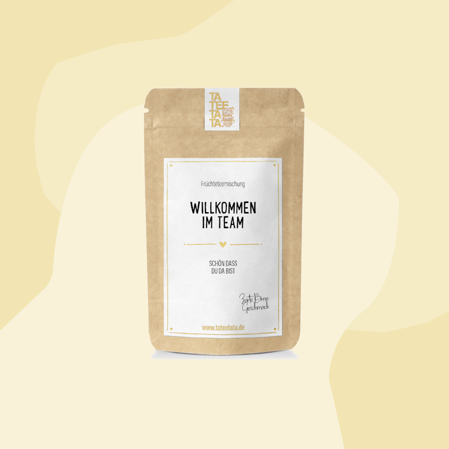 TaTeeTaTa Rooibosteemischung Tee Willkommen im Team Feinkost Delikatessen Manufakturen Spezialitäten Geschenke Online Shop Köln Feinkostladen