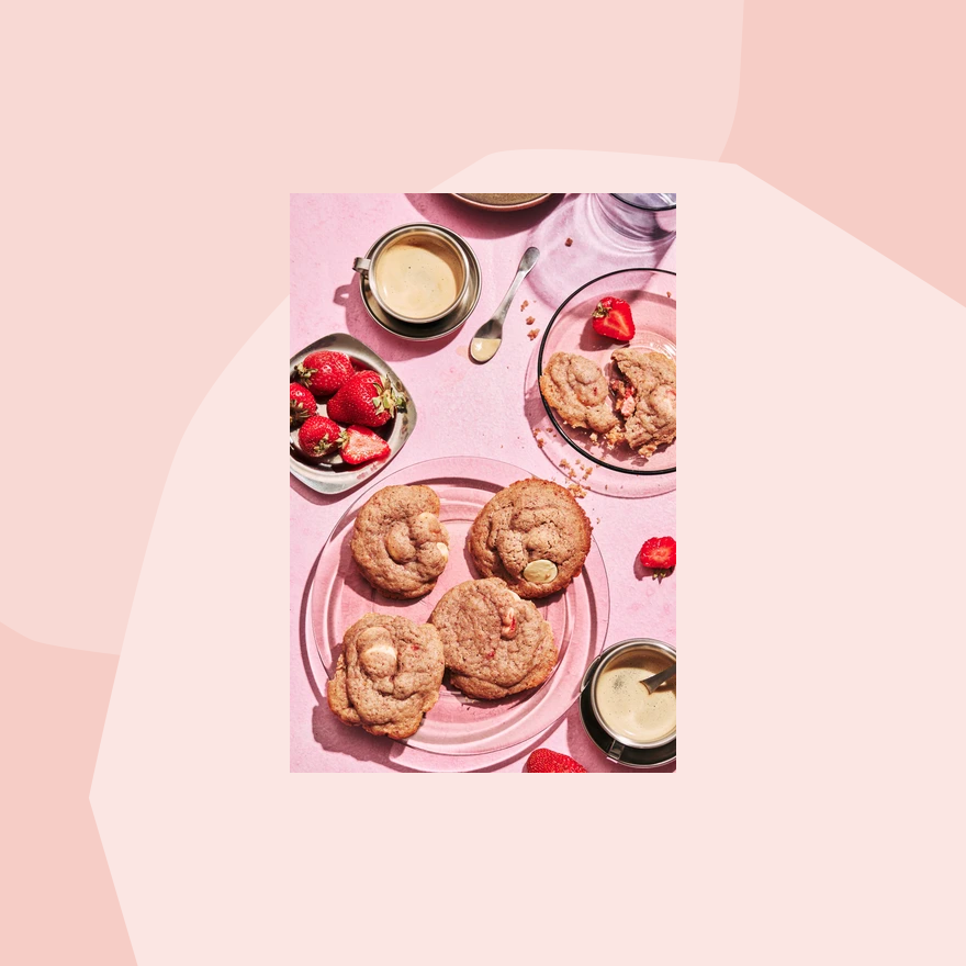 Backmischung für Kekse: Erdbeer Cookies Tortmann Backen