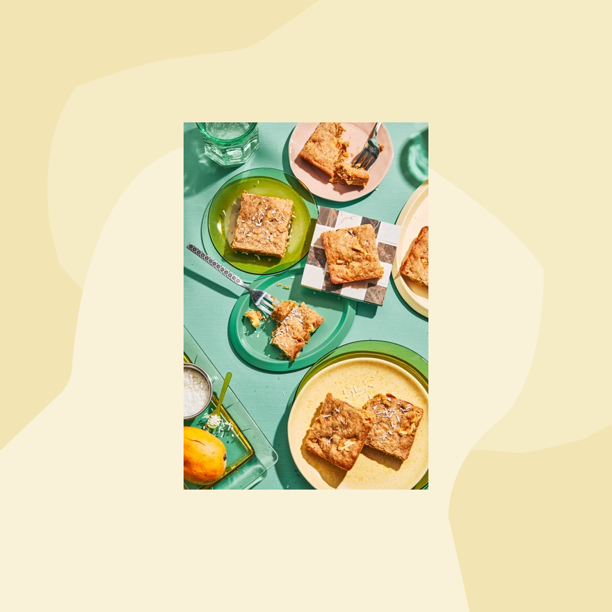 Backmischung für Kuchen: Tropical Blondie mit Mango, Ananas & Kokosnuss Tortmann Backen