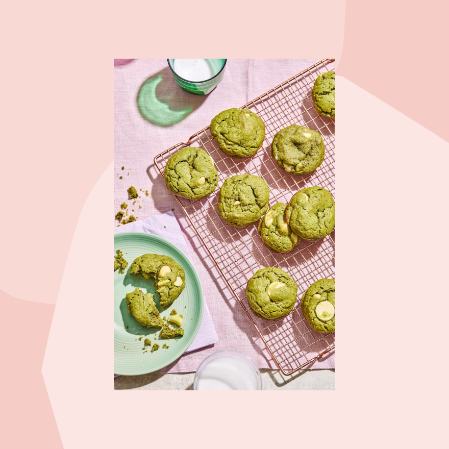 Backmischung für Kekse: Matcha Cookies Tortmann Backen