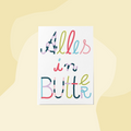 Unter Pinien Postkarte: Alles in Butter