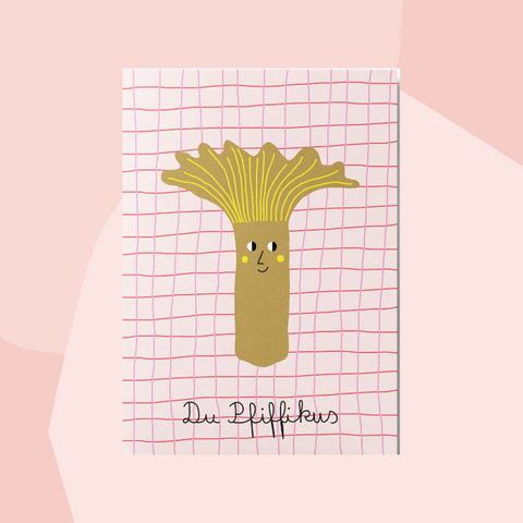 Unter Pinien Postkarte Pilz Pfifferling Pfiffikus Concept Store Feinkostladen Feinkost Geschenke Geschenkeladen Köln Online Shop Foodies Gourmet