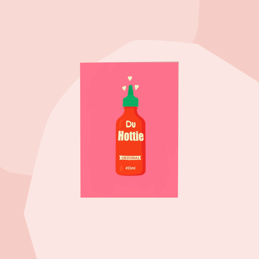 Postkarte: Du Hottie