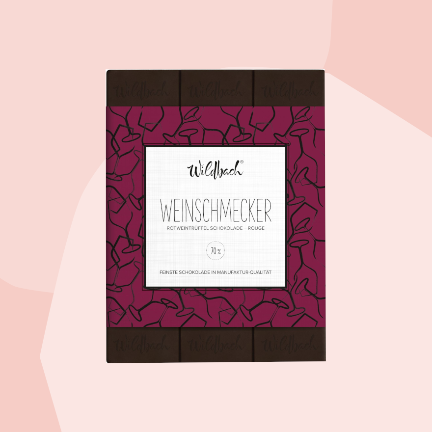 Wildbach Schokolade Rotweintrüffel Zartbitterschokolade Geschenk Feinkost Delikatessen Manufakturen Köln Feinkostladen Online Shop Spezialitäten